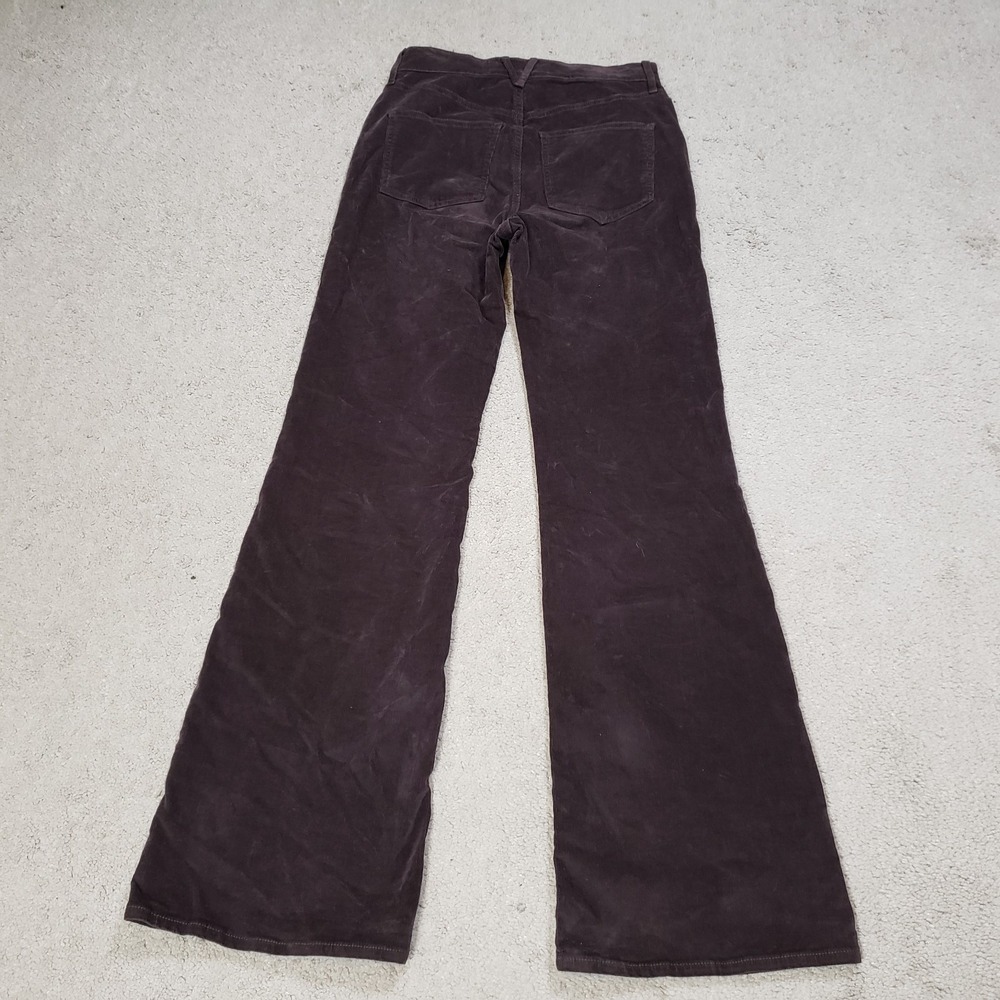 Veronica Beard Crosbie Wide Leg Corduroy High Rise Pants Womens 28 Brown USA - Picture 2 of 11